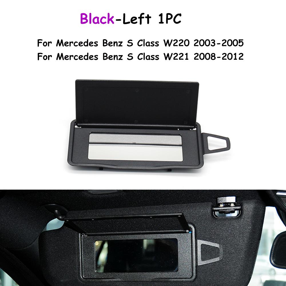 W220 W221 2003-2012 Автомобильный солнцезащитный козырек Покрытие стекла козырька Держатель зеркала для макияжа Панельная крышка Для Benz S Class 2208100110 2208100210 Black-Left 1PC
W220 W221 2003-2012 Автомобильный солнцезащитный козырек Покрытие стекла козырька Держатель зеркала для макияжа Панельная крышка Для Benz S Class 2208100110 2208100210 Black-Left 1PC