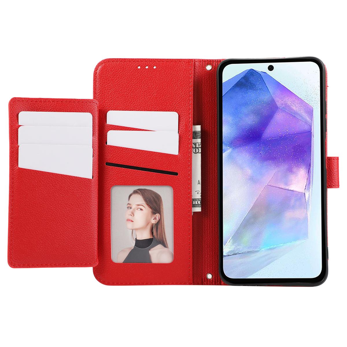 For Samsung Galaxy A54 5G Leather Phone Case with Card Holder,Wallet,Straps Protective Flip Cover Red
For Samsung Galaxy A54 5G Leather Phone Case with Card Holder,Wallet,Straps Protective Flip Cover Red