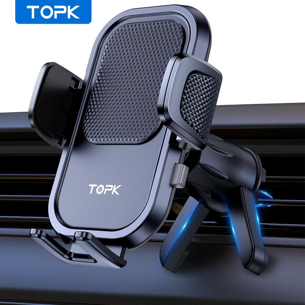 TOPK Car Phone Holder Vent Phone Mount Cell Phone Air Vent Clip Holder Thick Case Friendly for iPhone 15 14 13 12 Plus Pro Max чёрный
TOPK Car Phone Holder Vent Phone Mount Cell Phone Air Vent Clip Holder Thick Case Friendly for iPhone 15 14 13 12 Plus Pro Max чёрный