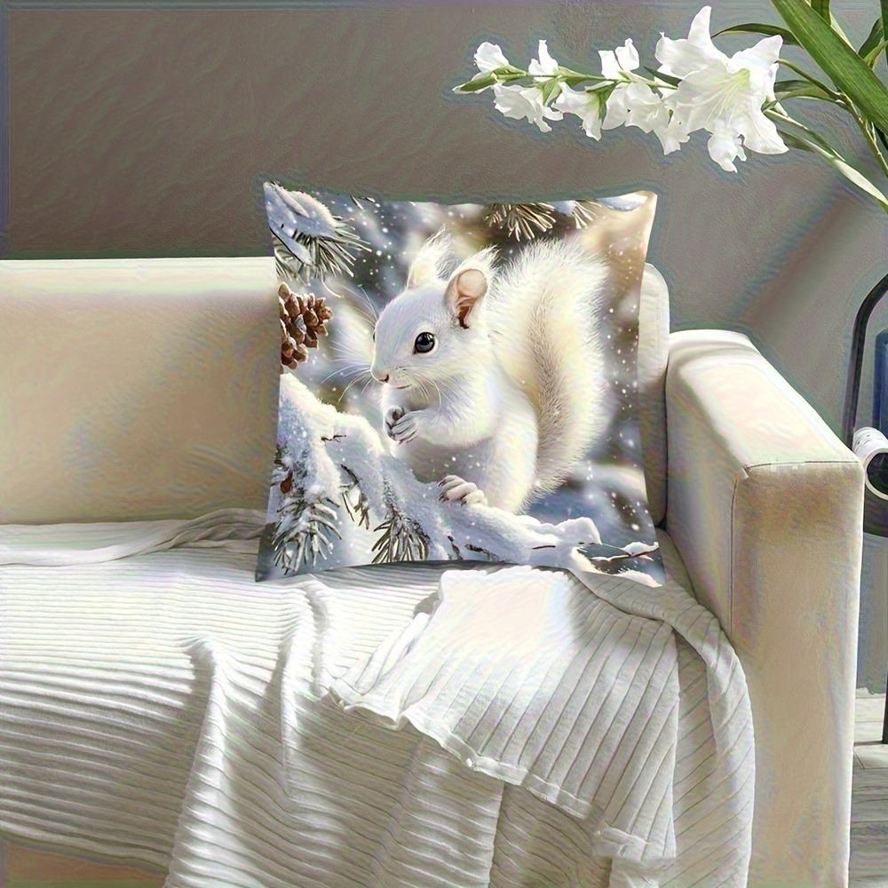 Winter Snowy Scene Print Pillowcase - Soft Plush Cushion Cover 40x40cm/16x16inch
Winter Snowy Scene Print Pillowcase - Soft Plush Cushion Cover 40x40cm/16x16inch
