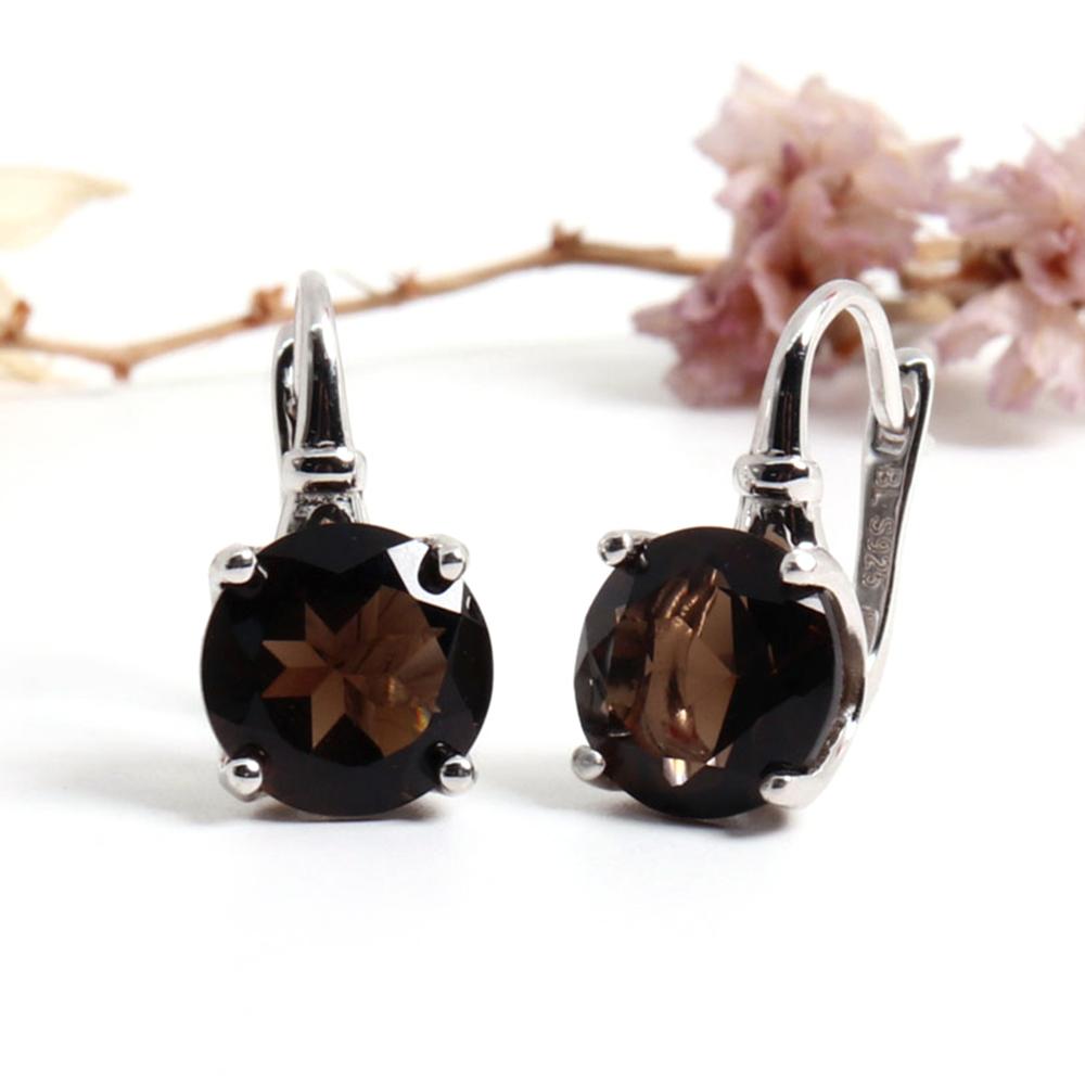 925 sterling silver women s earrings Natural smoky round 10.0mm real gemstone Classic design fine jewelry for mom s birthday gift M белый
925 sterling silver women s earrings Natural smoky round 10.0mm real gemstone Classic design fine jewelry for mom s birthday gift M белый