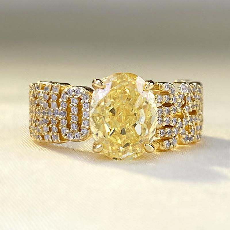 Zhuozhifan S925 Silver Wealth-Attracting Yellow Simulated Diamond Ring 7*9 2024 Size 5
Zhuozhifan S925 Silver Wealth-Attracting Yellow Simulated Diamond Ring 7*9 2024 Size 5