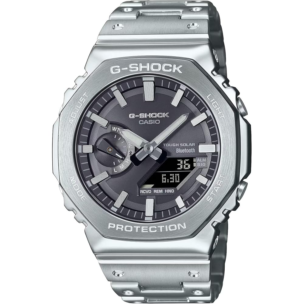 Casio G-Shock Full Metal Bluetooth Tough Solar Men s Watch Silver GM-B2100SD-1A
Casio G-Shock Full Metal Bluetooth Tough Solar Men s Watch Silver GM-B2100SD-1A