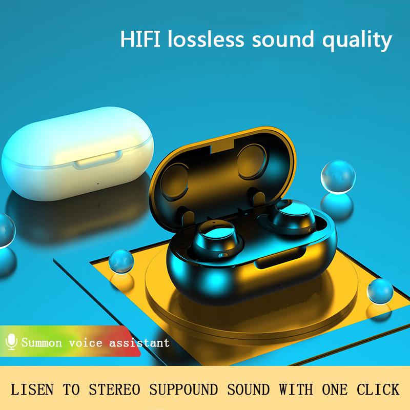 TWS-22 Wireless TWS Earphones HiFi IPX5 Waterproof Mini Earbuds Sport Headphones Bluetooth-compatible Running Headset for Samsung Xiaomi iPhone Black
TWS-22 Wireless TWS Earphones HiFi IPX5 Waterproof Mini Earbuds Sport Headphones Bluetooth-compatible Running Headset for Samsung Xiaomi iPhone Black