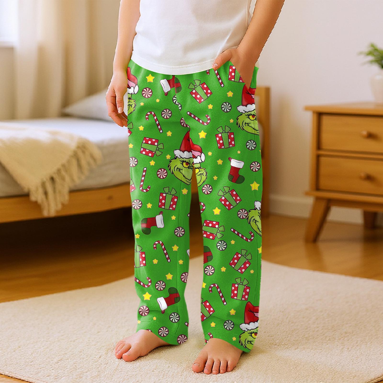 Детские универсальные рождественские брюки с принтом, карманами, плюшевые, повседневные, пижамные, домашние 160 зелёный
Детские универсальные рождественские брюки с принтом, карманами, плюшевые, повседневные, пижамные, домашние 160 зелёный
