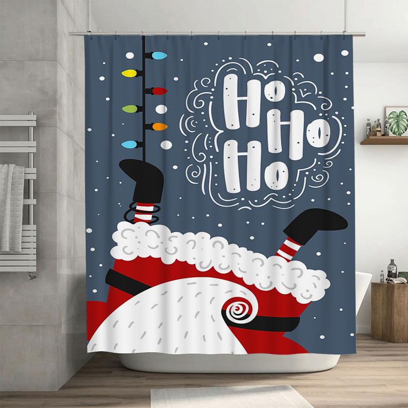 Tuniu Cute Christmas Shower Curtain Santa Claus Pattern Waterproof Fabric Bathroom Decor Festive Holiday Home Decor Gift Idea Fu W60H190(CM)-1 Pcs
Tuniu Cute Christmas Shower Curtain Santa Claus Pattern Waterproof Fabric Bathroom Decor Festive Holiday Home Decor Gift Idea Fu W60H190(CM)-1 Pcs