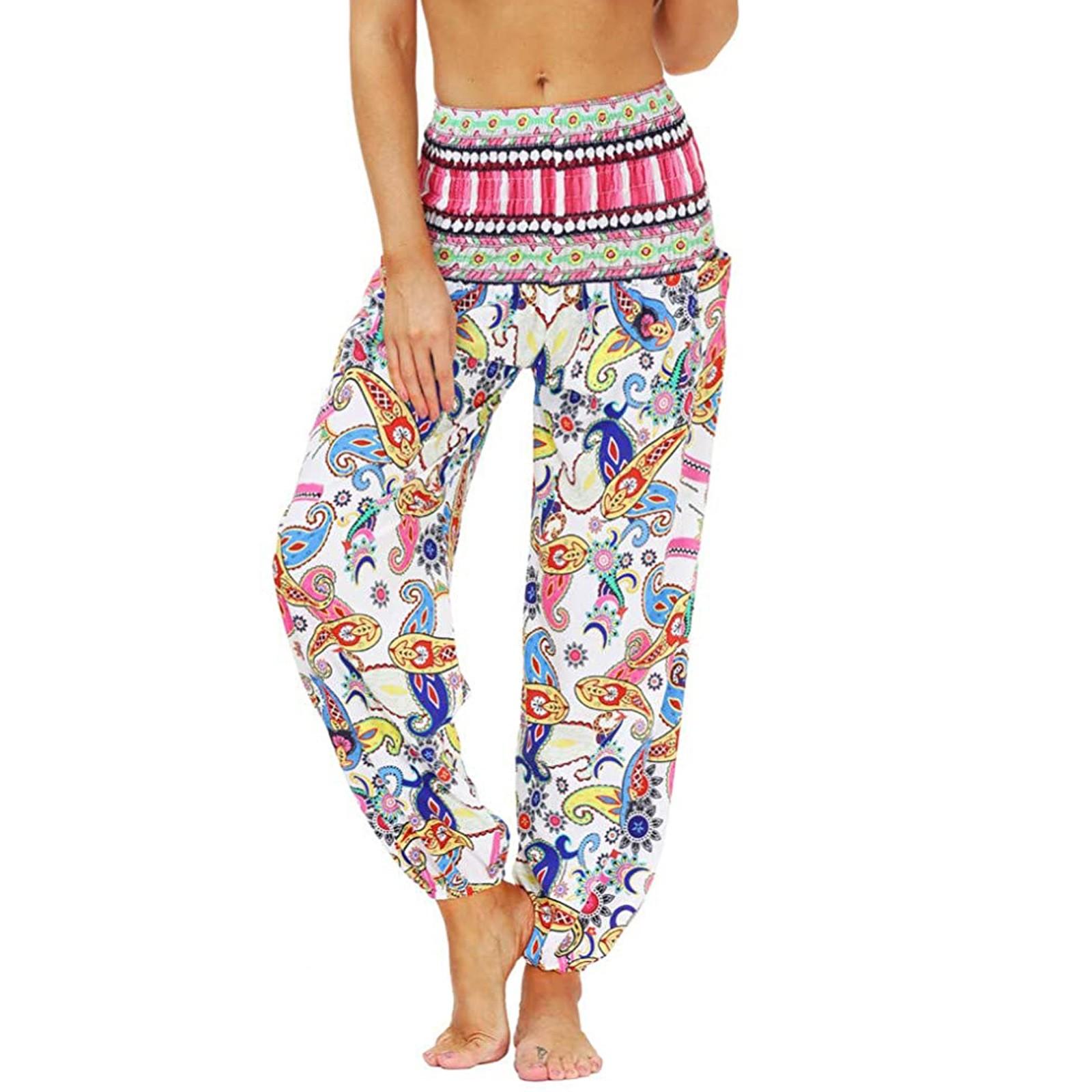 Женская мода, повседневный принт, повседневные свободные спортивные штаны для йоги, брюки XL розовый
Женская мода, повседневный принт, повседневные свободные спортивные штаны для йоги, брюки XL розовый