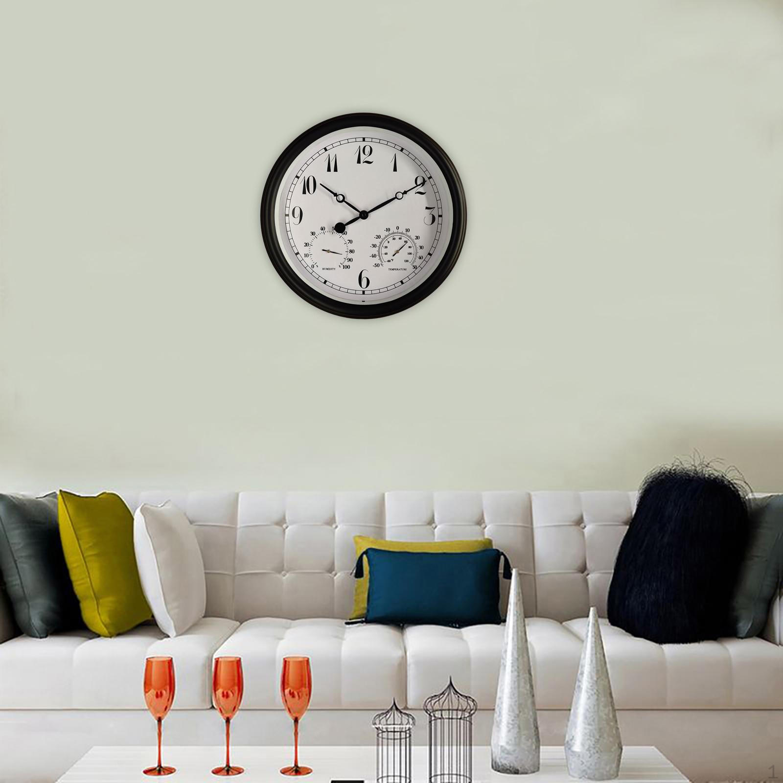 Outdoor Wall Clock Thermometer Hygrometer Waterproof Kitchen Garden Indoor
Outdoor Wall Clock Thermometer Hygrometer Waterproof Kitchen Garden Indoor