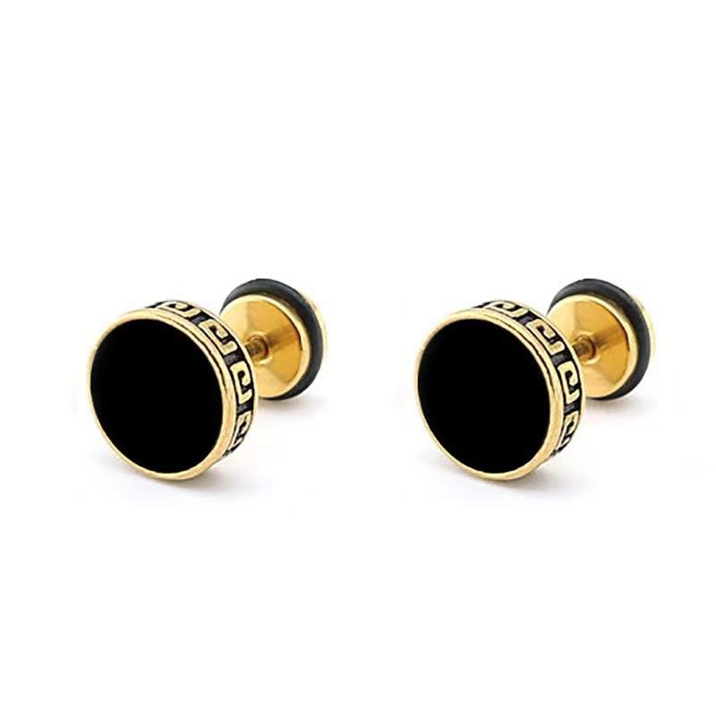 1Pair Vintage Flat Back Stud Earrings for Men Women, Unisex 316L Stainless Steel Screw Back Cartilage Tragus Piercing Jewelry 8mm
1Pair Vintage Flat Back Stud Earrings for Men Women, Unisex 316L Stainless Steel Screw Back Cartilage Tragus Piercing Jewelry 8mm