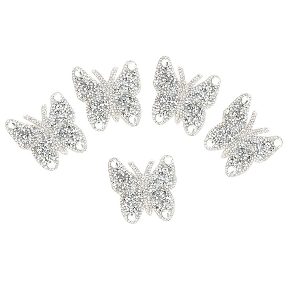 5pcs Rhinestone Cloth Patches Embroidery Sticker Hot Melt Glue Applique DecorSilver
5pcs Rhinestone Cloth Patches Embroidery Sticker Hot Melt Glue Applique DecorSilver