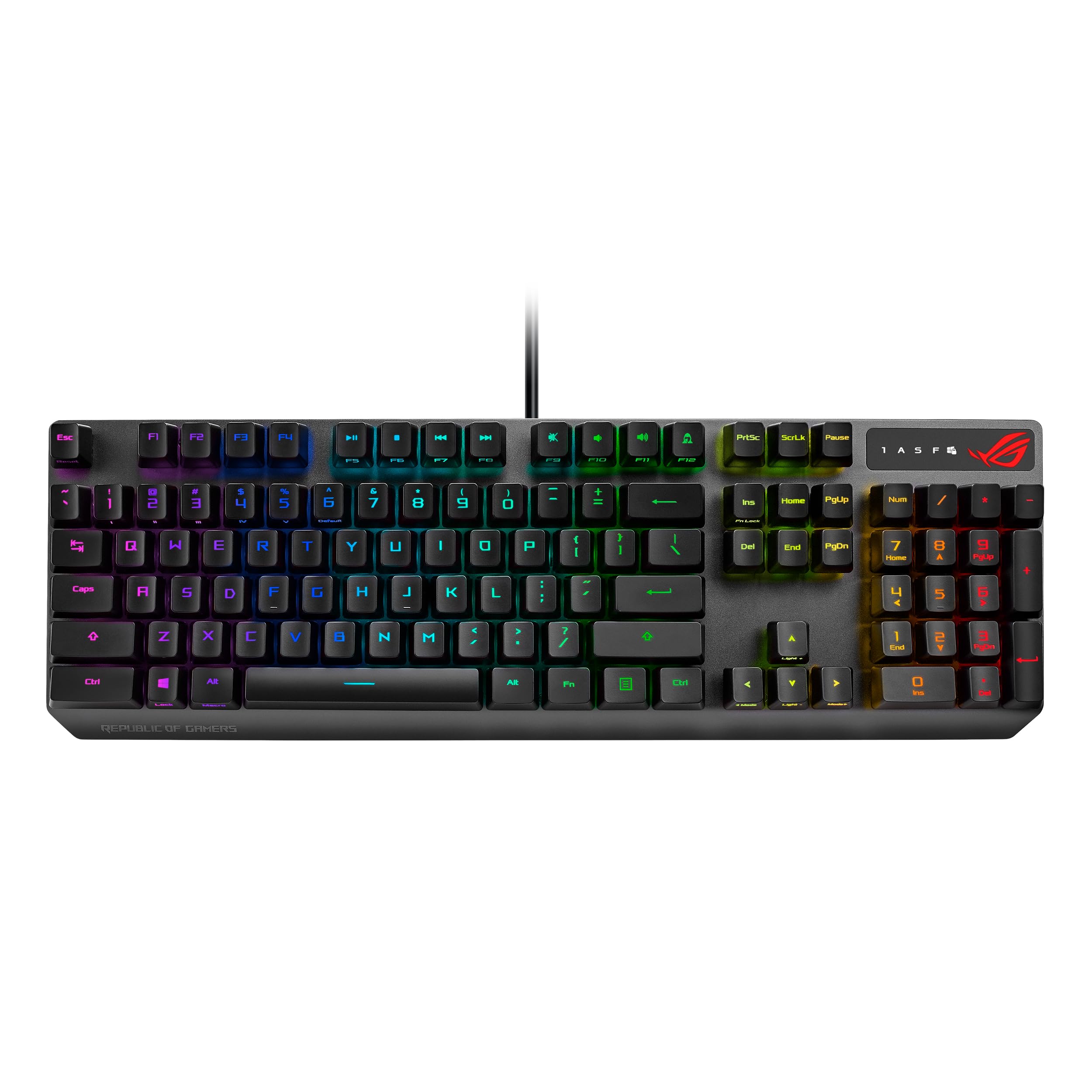 ASUSTek ROGStrix Scope RX Optical RGB Gaming Keyboard for FPS Gamers XA05 ROG STRIX SCOPE IP56 Dustproof RX/RD/US Waterproof, чорний
ASUSTek ROGStrix Scope RX Optical RGB Gaming Keyboard for FPS Gamers XA05 ROG STRIX SCOPE IP56 Dustproof RX/RD/US Waterproof, чорний