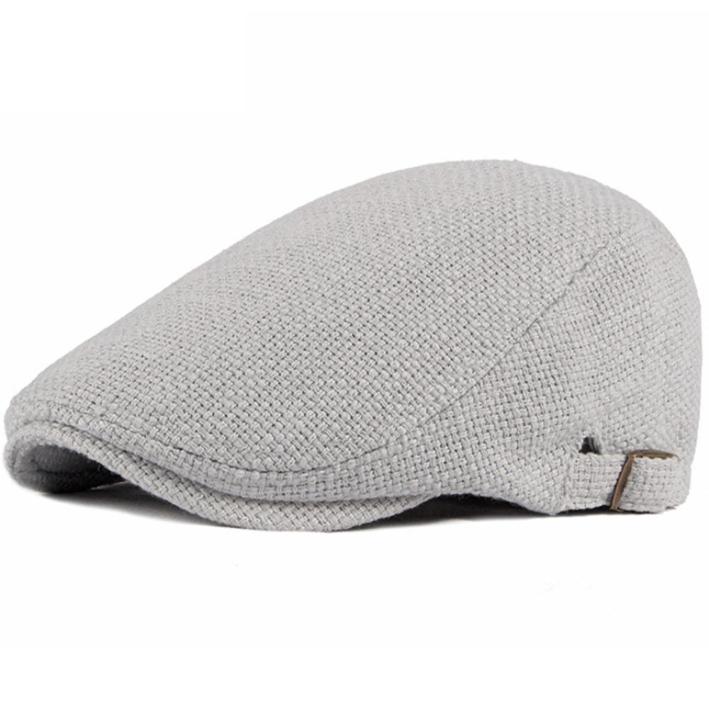 HT3302 Beret Men Women Spring Summer Sun Cap Male Female Artist Painter Beret Hat Adjustable Flat Cap Breathable Linen Beret Cap 55-59cm Adjustable
HT3302 Beret Men Women Spring Summer Sun Cap Male Female Artist Painter Beret Hat Adjustable Flat Cap Breathable Linen Beret Cap 55-59cm Adjustable