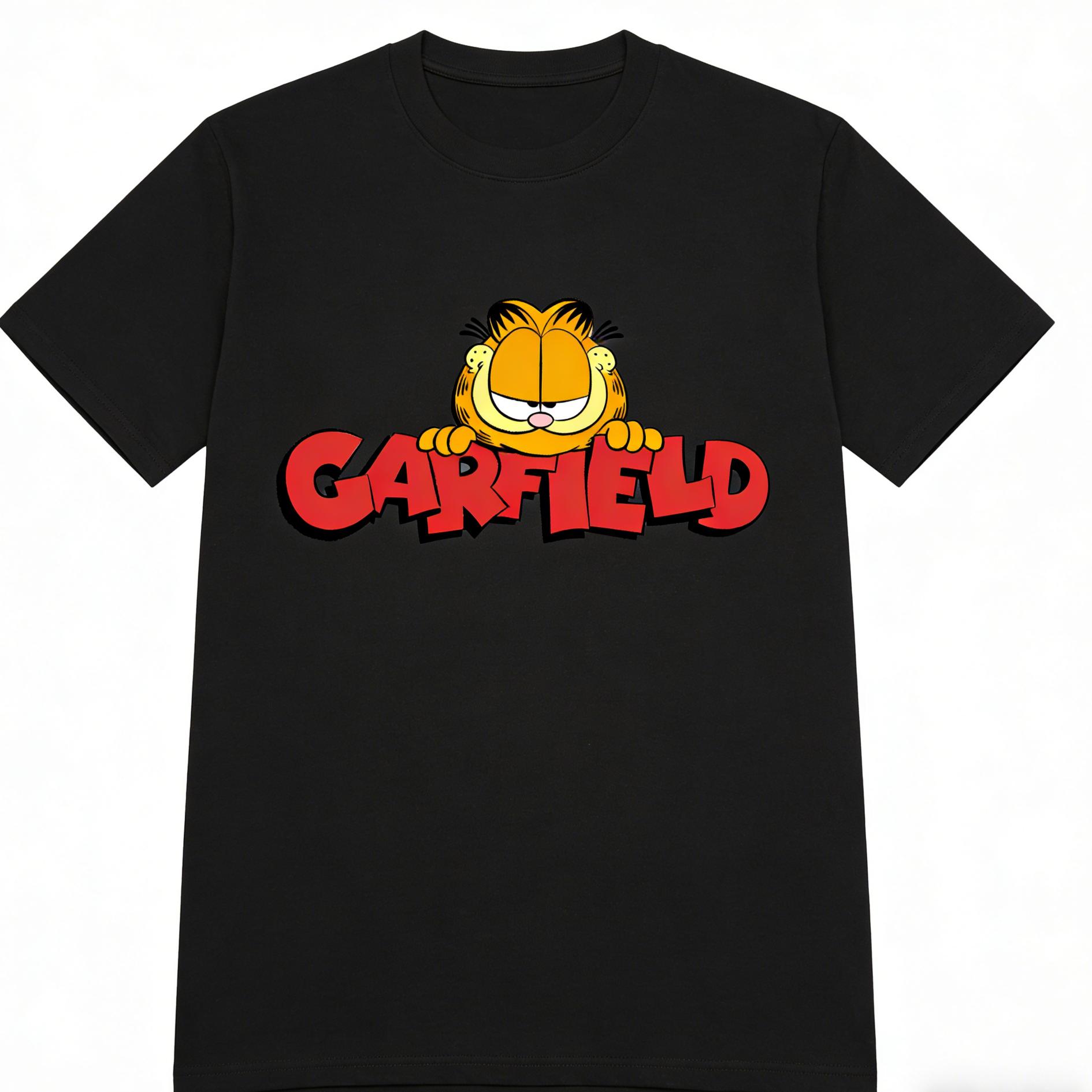 Garfield Classic Face GARFIELD Print Short Sleeve T-Shirt, American Streetwear Brand Heavyweight Cotton Loose Fit Oversized Couple Top 3XL
Garfield Classic Face GARFIELD Print Short Sleeve T-Shirt, American Streetwear Brand Heavyweight Cotton Loose Fit Oversized Couple Top 3XL