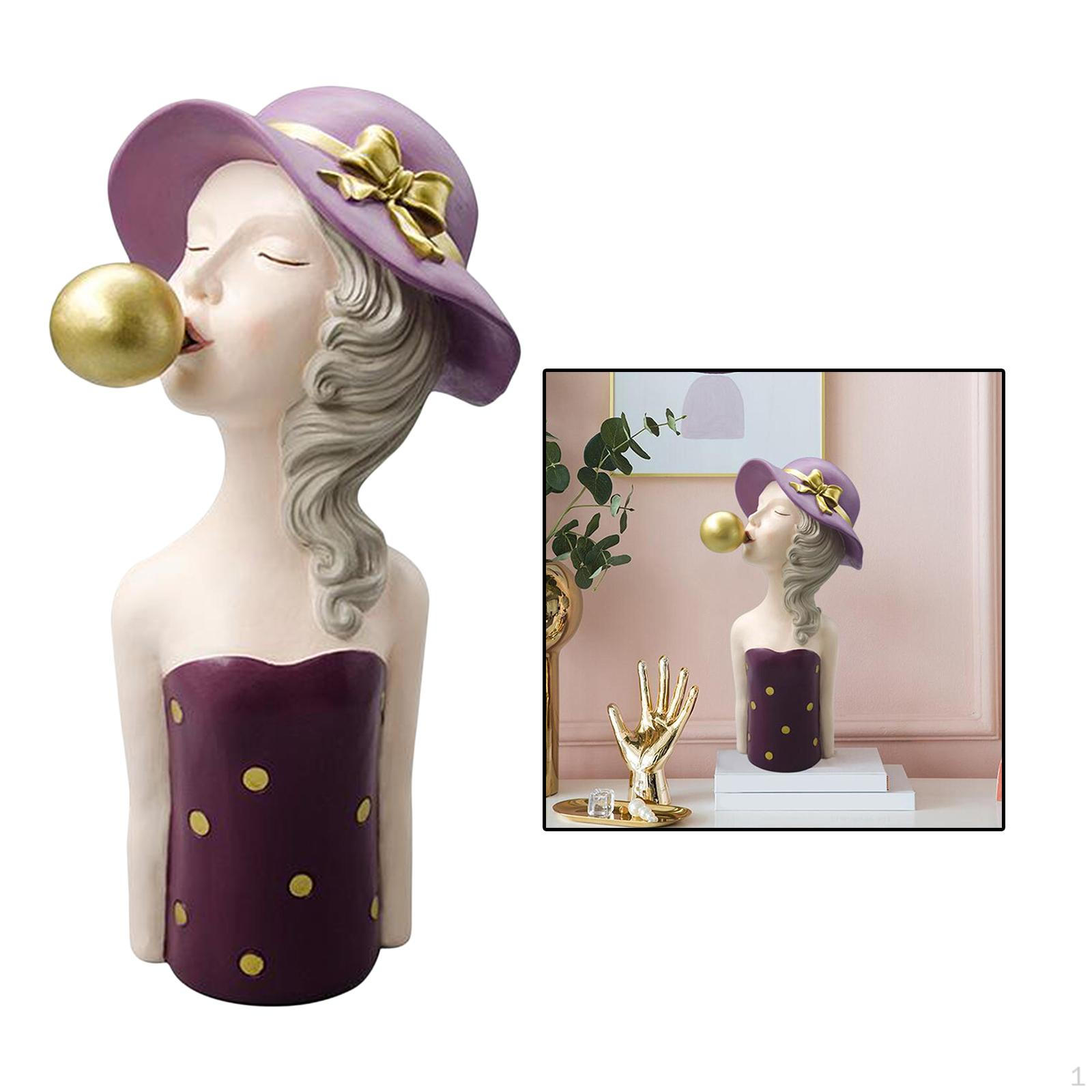 Bubble Girls Sculpture, Resin Figure Figurine Statue Piece Decorative Home Centerpieces фіолетовий
Bubble Girls Sculpture, Resin Figure Figurine Statue Piece Decorative Home Centerpieces фіолетовий