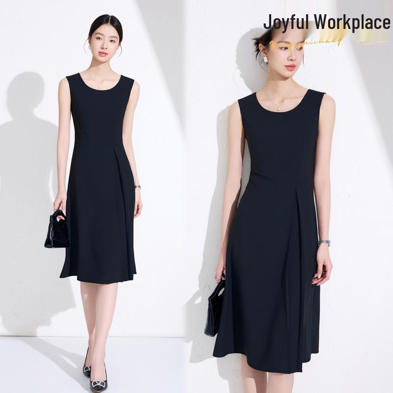 2025 Summer Sleeveless Mid-Length A-Line Dress for Women - Elegant, Waist-Cinching, Ladylike Style S
2025 Summer Sleeveless Mid-Length A-Line Dress for Women - Elegant, Waist-Cinching, Ladylike Style S