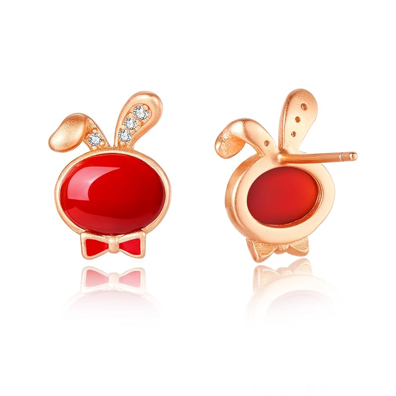 Silver Thunder earrings ladies ruby Leave it on Popularity Cat s eye red cute Rabbit Accessories: Metal allergy compatible silver 925 Birthdays,
Silver Thunder earrings ladies ruby Leave it on Popularity Cat s eye red cute Rabbit Accessories: Metal allergy compatible silver 925 Birthdays,