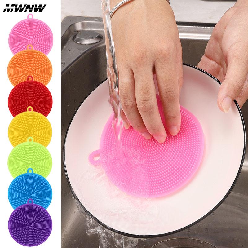 Multifunctional Circular Soft Silicone Dishwashing Brush Kitchen Rags Household Double Sided Cleaning Brush Kitchen Accessories синий
Multifunctional Circular Soft Silicone Dishwashing Brush Kitchen Rags Household Double Sided Cleaning Brush Kitchen Accessories синий