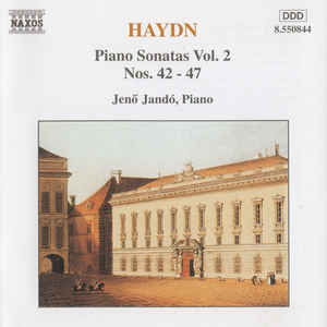 CD JOSEPH HAYDN - JEN JAND - Piano Sonatas Vol. 2 (Nos. 42 - 47) 8550844 Naxos Europe Classical Used
CD JOSEPH HAYDN - JEN JAND - Piano Sonatas Vol. 2 (Nos. 42 - 47) 8550844 Naxos Europe Classical Used