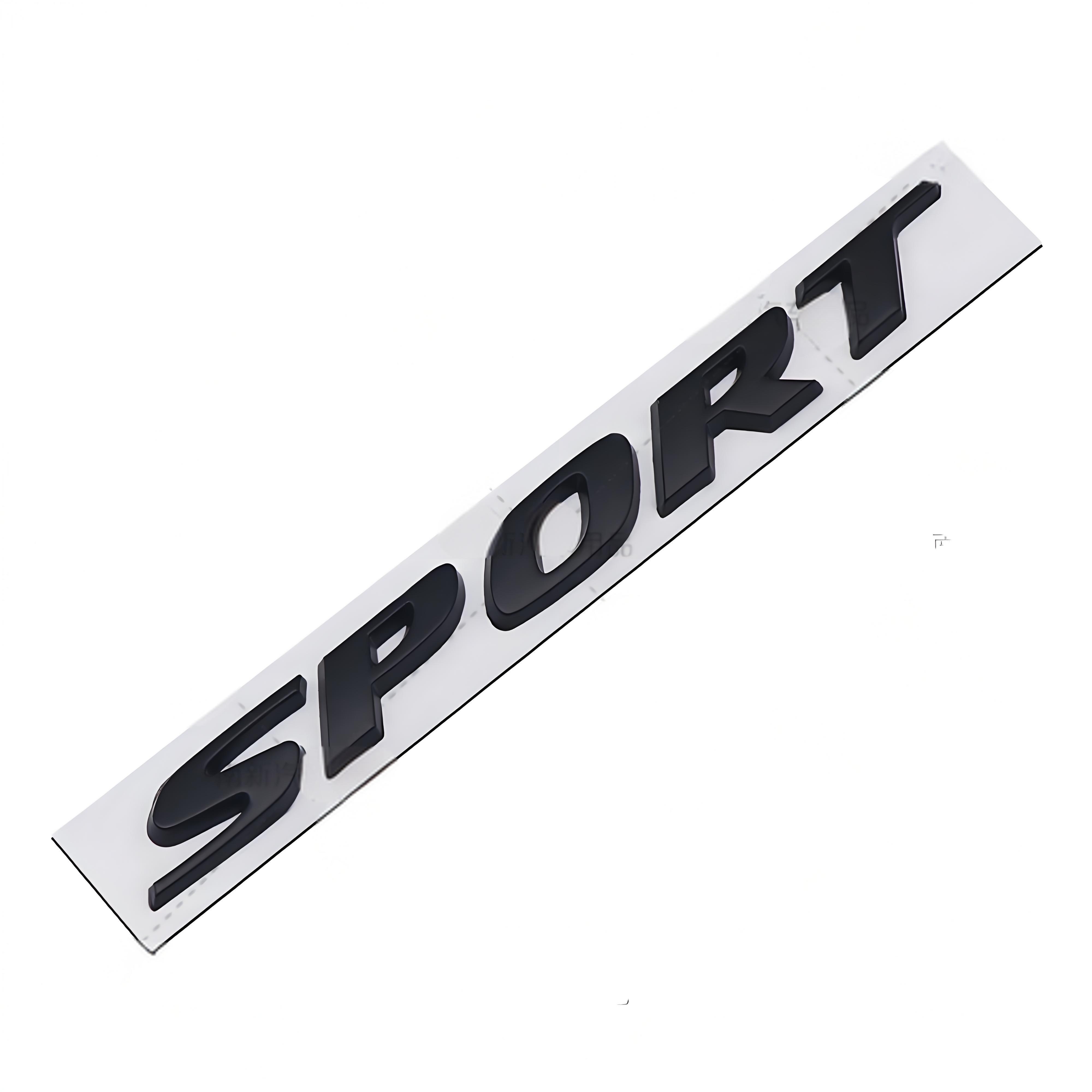 3D Metal Car SPORT Letter Emblem Badge Logo Sticker Rear Trunk Fender Side Decal Universal Auto Exterior Decoration Accessories
3D Metal Car SPORT Letter Emblem Badge Logo Sticker Rear Trunk Fender Side Decal Universal Auto Exterior Decoration Accessories