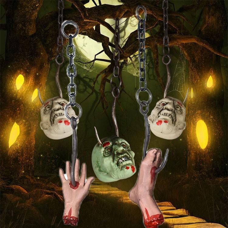 Halloween Props Chain Hook Hand Hook Foot Hook Head Haunted House Room Escape Horror Decoration Hanging Ghost
Halloween Props Chain Hook Hand Hook Foot Hook Head Haunted House Room Escape Horror Decoration Hanging Ghost