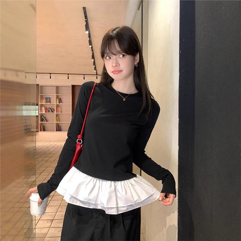 Women s Ballet Style Lace Black Velvet Slimming Long Sleeve T-shirt Top - Autumn & Winter Collection Extra Large
Women s Ballet Style Lace Black Velvet Slimming Long Sleeve T-shirt Top - Autumn & Winter Collection Extra Large