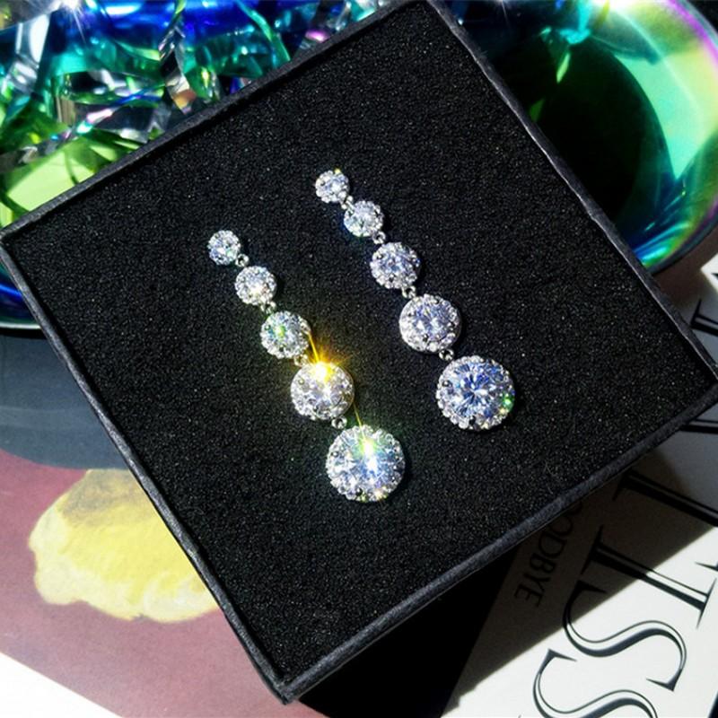 Очарование Женщина Long 925 sterling sier Болтающаяся серьга Dimaond Ювелирные изделия Заявление Вечеринка Свадьба Серьги капли для женщин Невеста
Очарование Женщина Long 925 sterling sier Болтающаяся серьга Dimaond Ювелирные изделия Заявление Вечеринка Свадьба Серьги капли для женщин Невеста