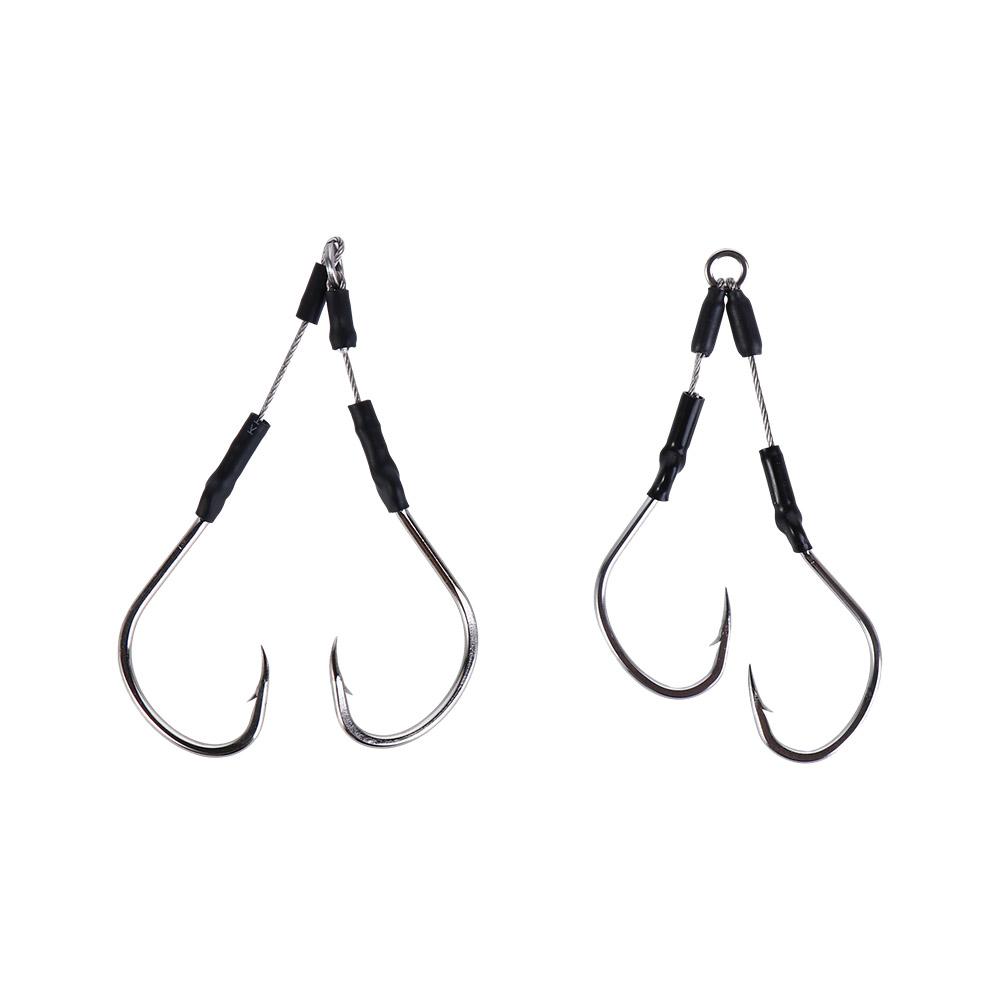 Jig Lure Fish Double Hooks Carbon Stainless Wire Jigging Hooks Fishing Assist Hooks Sea Fishing
Jig Lure Fish Double Hooks Carbon Stainless Wire Jigging Hooks Fishing Assist Hooks Sea Fishing