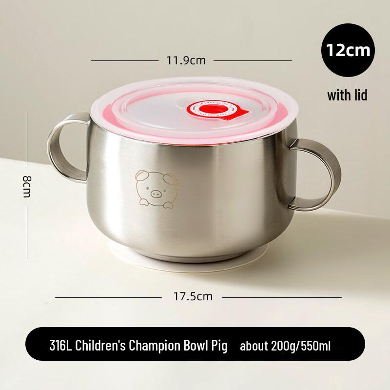 316 Stainless Steel Pig Suction Bowl Set
316 Stainless Steel Pig Suction Bowl Set