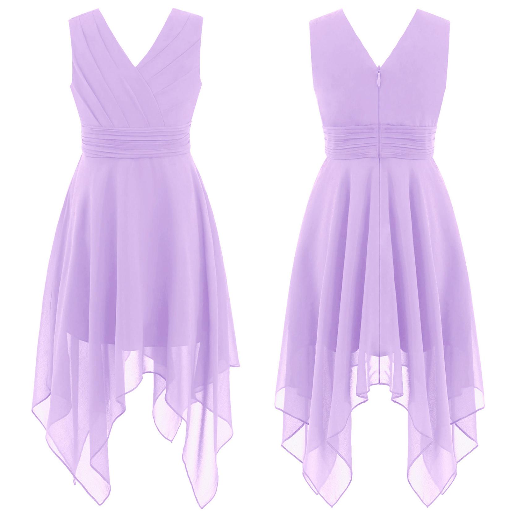 Сукня для дівчинки-квітка, весільні сукні для подружок нареченої, дитячі шифонові сукні з v-подібним вирізом, без рукавів, для святкування дня народження 14-16 Years лавандовий
Сукня для дівчинки-квітка, весільні сукні для подружок нареченої, дитячі шифонові сукні з v-подібним вирізом, без рукавів, для святкування дня народження 14-16 Years лавандовий