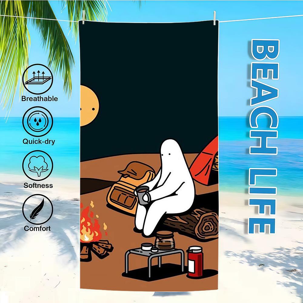 Towel Textile Bathrobe Beach Quick-Drying Lightweight Illustration D-DonothingS Portable Camping Cute M-Mr Swim Pool Travel W40*H60(CM)
Towel Textile Bathrobe Beach Quick-Drying Lightweight Illustration D-DonothingS Portable Camping Cute M-Mr Swim Pool Travel W40*H60(CM)
