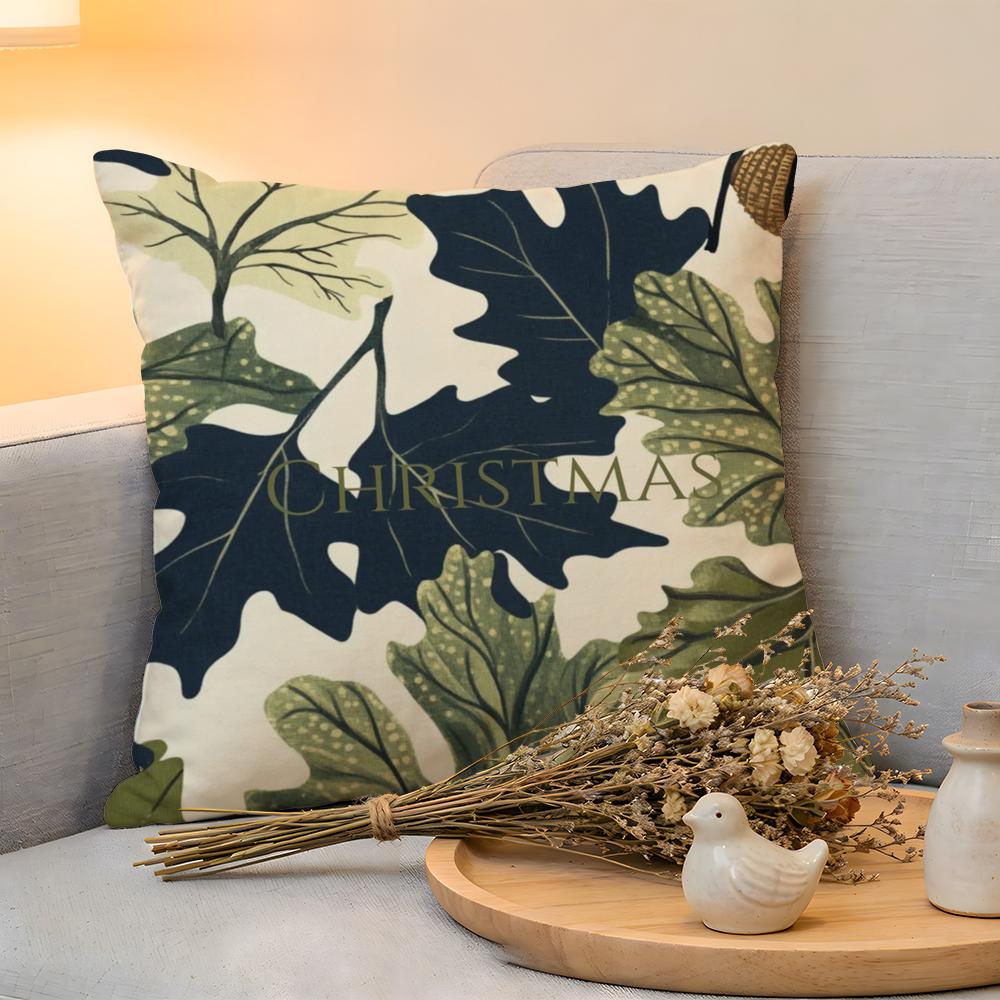 Cushion Cover Linen SkinFriendly Soft Decorative Case for Sofa Home Decor Winter Christmas Pine leaf Pillow cover 30x30cm
Cushion Cover Linen SkinFriendly Soft Decorative Case for Sofa Home Decor Winter Christmas Pine leaf Pillow cover 30x30cm