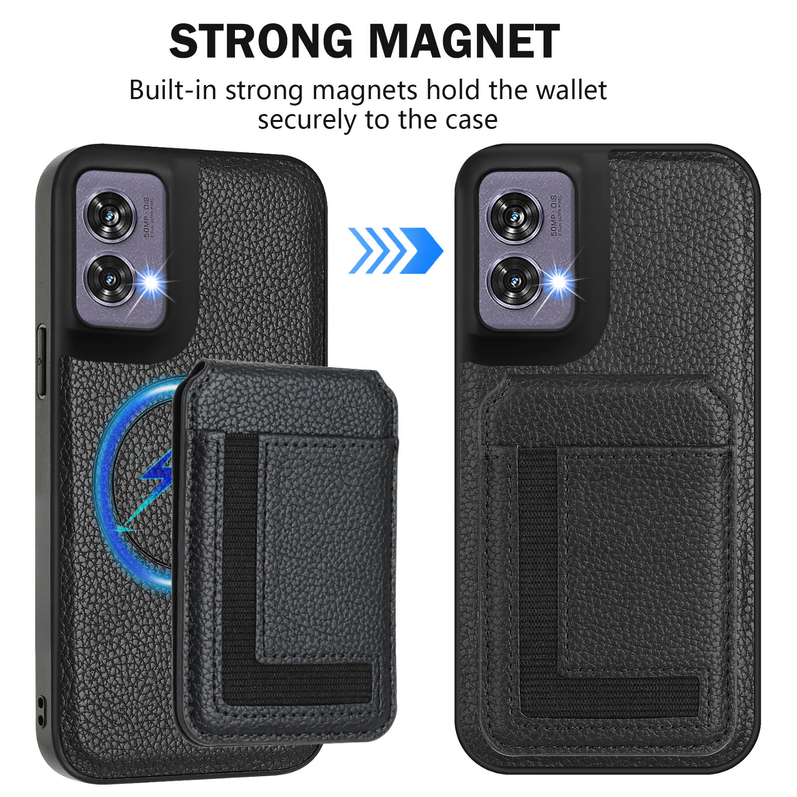 Magsafe 2 в 1 съемный чехол-кошелек Motorola с держателем для карт, магнитной подставкой, откидной чехол из искусственной кожи для Moto G Power/G Play/G85/S50 Neo/G Stylus Honor Magic6 Lite чёрный
Magsafe 2 в 1 съемный чехол-кошелек Motorola с держателем для карт, магнитной подставкой, откидной чехол из искусственной кожи для Moto G Power/G Play/G85/S50 Neo/G Stylus Honor Magic6 Lite чёрный