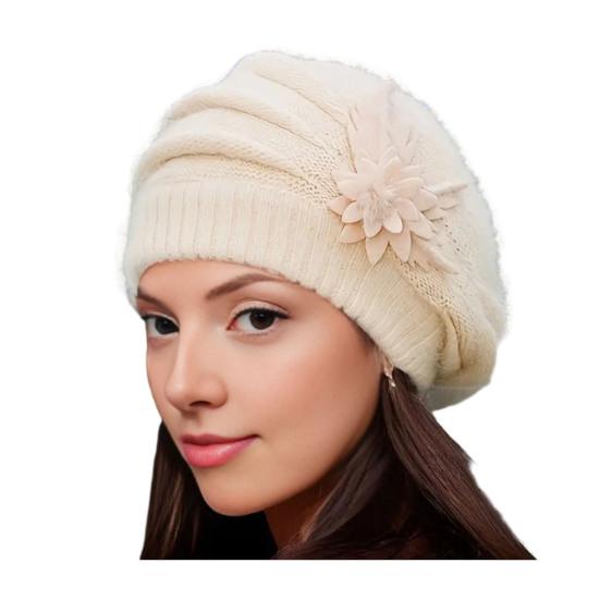 Жіночий берет Леді Квітка Вінтажний берет у французькому стилі Вовняний берет Подвійний потовщений Зимова в язана шапка для жінок
Жіночий берет Леді Квітка Вінтажний берет у французькому стилі Вовняний берет Подвійний потовщений Зимова в язана шапка для жінок