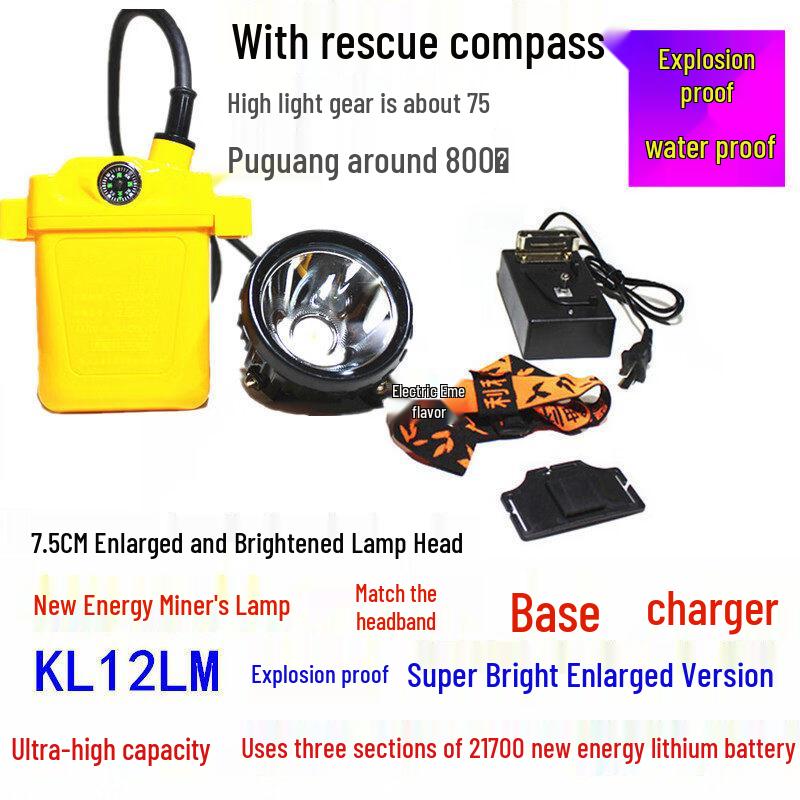 Rongyu KL12LM Explosion-Proof Miner s Headlamp
Rongyu KL12LM Explosion-Proof Miner s Headlamp