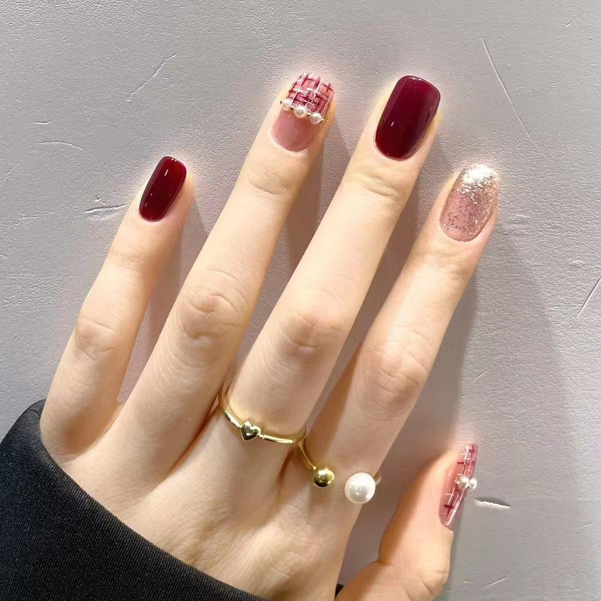Handmade 3D Pearl Cat Eye Short Manicure: Cute Puppy & Kitten Graffiti Design Small
Handmade 3D Pearl Cat Eye Short Manicure: Cute Puppy & Kitten Graffiti Design Small