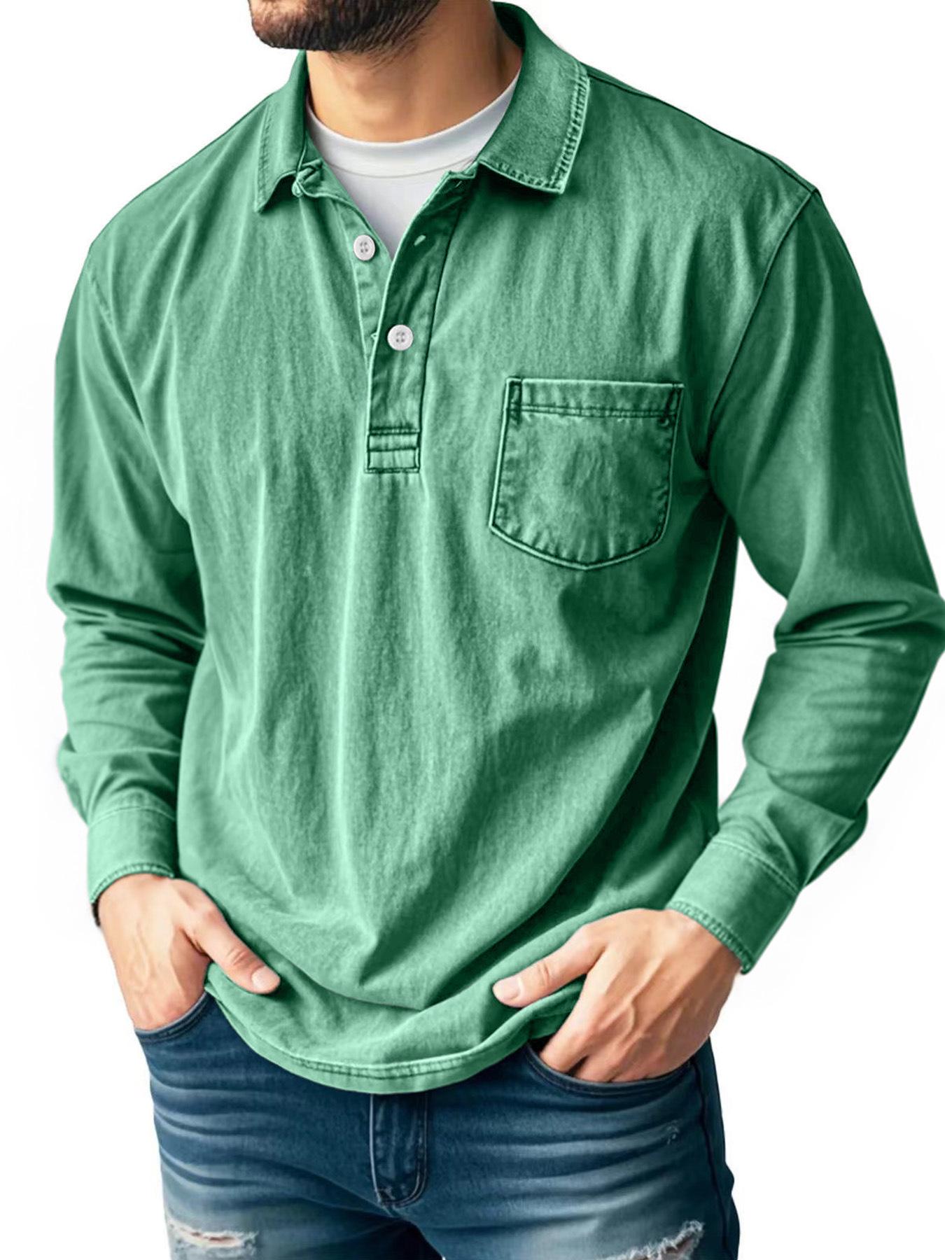 Men s 2026 European Retro Cotton Washed Long Sleeve Polo Shirt 5XL
Men s 2026 European Retro Cotton Washed Long Sleeve Polo Shirt 5XL