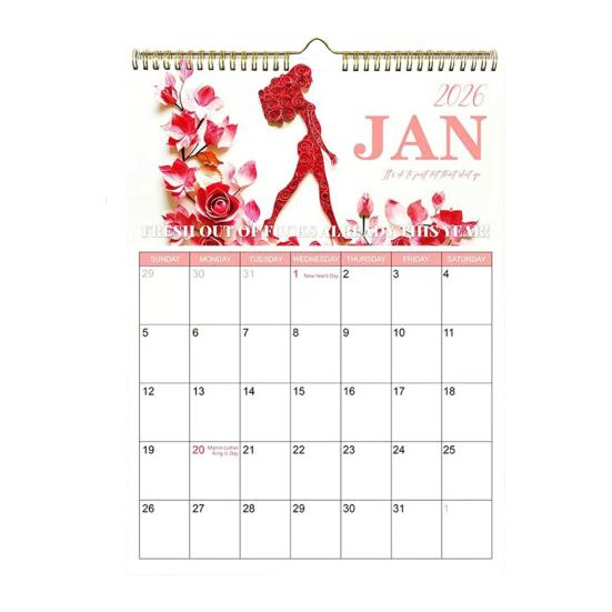 2026 Wall Calendar for Beautiful Elegant Ladies Humor Wall Hanging Monthly Calendar with Bold Quotes Hilarious Gag Gift for Women Friends Coworkers A
2026 Wall Calendar for Beautiful Elegant Ladies Humor Wall Hanging Monthly Calendar with Bold Quotes Hilarious Gag Gift for Women Friends Coworkers A
