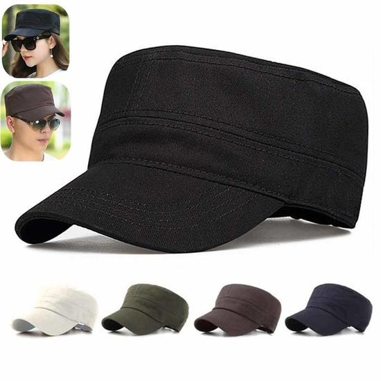 Fashion Classic Unisex Flat Hat Retro Military Cadet Cotton Hat Adjustable Patrol Flat Hat
Fashion Classic Unisex Flat Hat Retro Military Cadet Cotton Hat Adjustable Patrol Flat Hat