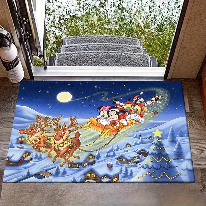 1pc Christmas Mickey and Minnie Rug Anti Slip, Non Shedding, Ideal for Living, Bedroom & Laundry Handcrafted Home Decor 60cm by 90cm
1pc Christmas Mickey and Minnie Rug Anti Slip, Non Shedding, Ideal for Living, Bedroom & Laundry Handcrafted Home Decor 60cm by 90cm