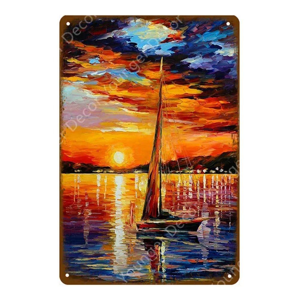 Metal Sign Vintage Sailboat Nautical Decor Maritime Gift Wall Art 20x30 cm
Metal Sign Vintage Sailboat Nautical Decor Maritime Gift Wall Art 20x30 cm
