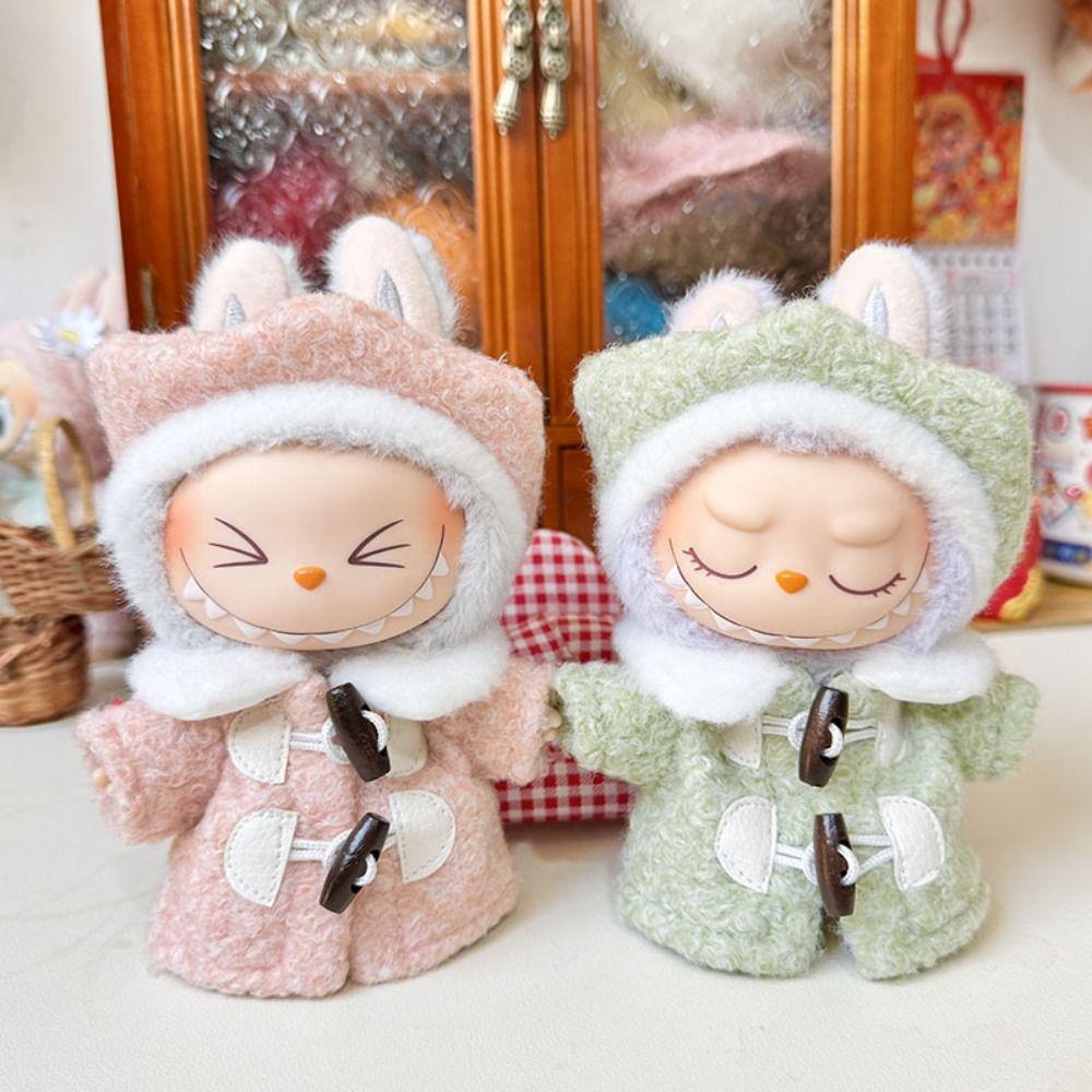 Woolen Coat Labubu Doll s Clothes Princess Shoes 17cm Plush Dolls Clothes Cotton Doll Accessories
Woolen Coat Labubu Doll s Clothes Princess Shoes 17cm Plush Dolls Clothes Cotton Doll Accessories