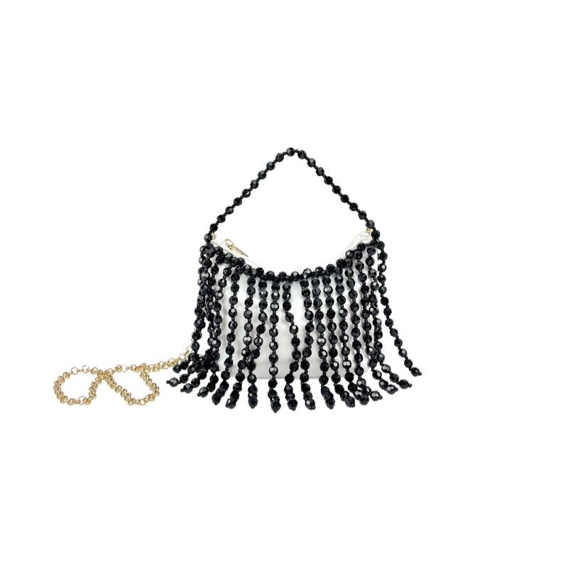 Elegant Silk Satin Tassel Beading Shoulder Bag for Women Trendy Weaving Banquet Handbag Glamorous Formal Bag чёрный
Elegant Silk Satin Tassel Beading Shoulder Bag for Women Trendy Weaving Banquet Handbag Glamorous Formal Bag чёрный