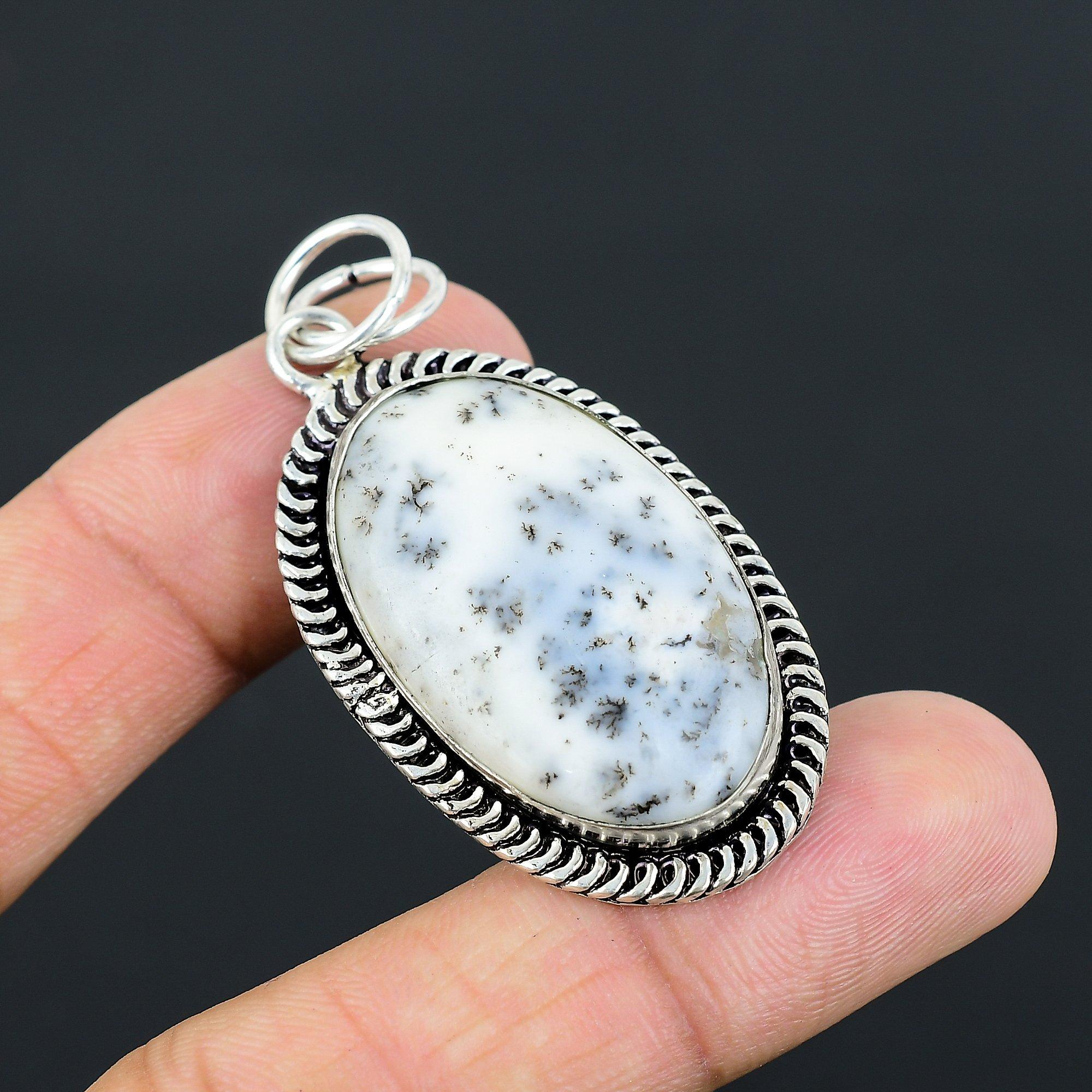 Daughters Day Sale Dendrite Opal Gemstone 925 Sterling Silver Sister New Pendant
Daughters Day Sale Dendrite Opal Gemstone 925 Sterling Silver Sister New Pendant