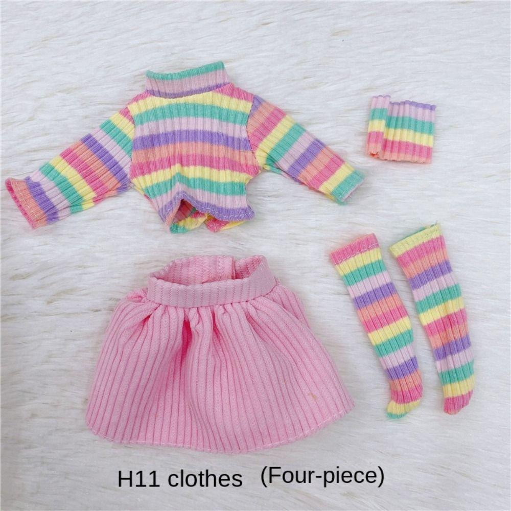 Повседневная одежда для куклы 30 см, красивые аксессуары для куклы, модный подарок для девочки H11
Повседневная одежда для куклы 30 см, красивые аксессуары для куклы, модный подарок для девочки H11