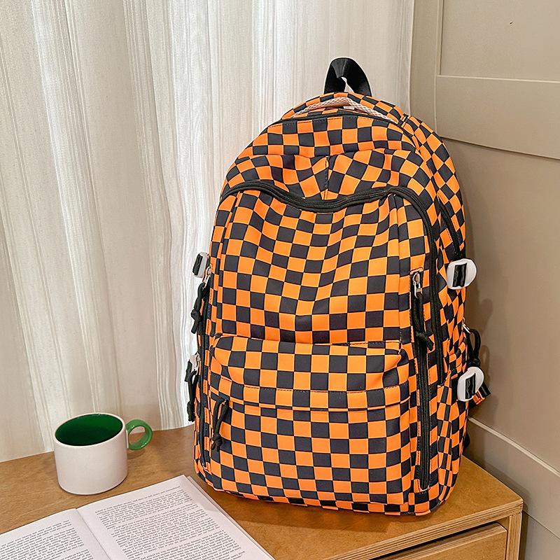Minimally Checkered Student Backpack, Male College Student, Junior High School Girl, Large Capacity Backpack, Female Shoulder Bag помаранчевий
Minimally Checkered Student Backpack, Male College Student, Junior High School Girl, Large Capacity Backpack, Female Shoulder Bag помаранчевий