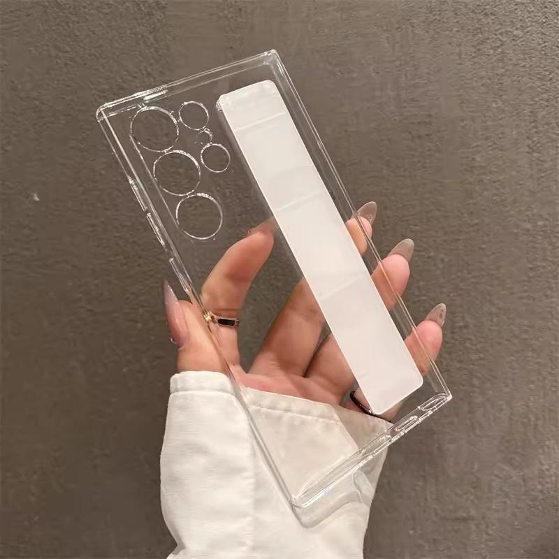 Luxury Ultra-Thin Matte Elastic Silicone Wrist Strap Shockproof Case For Samsung S25 S24 S23 Ultra S25 Plus PC Hard Clear Cover Samsung S25 прозорий
Luxury Ultra-Thin Matte Elastic Silicone Wrist Strap Shockproof Case For Samsung S25 S24 S23 Ultra S25 Plus PC Hard Clear Cover Samsung S25 прозорий