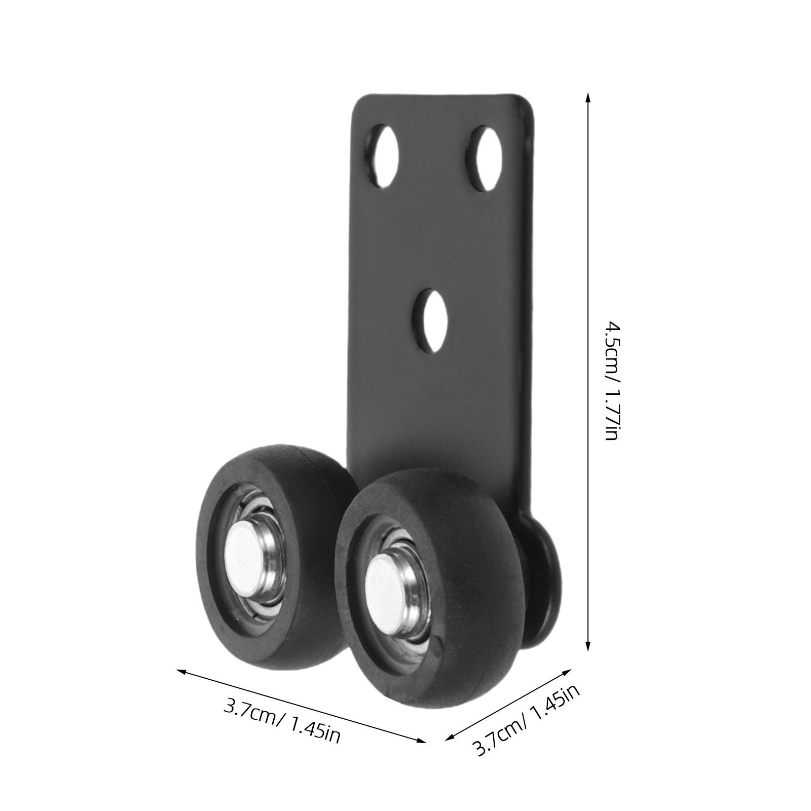 2Pcs Sliding Door Wheels Heavy Duty Wardrobe Pulley Smooth Closet Sliding Door Replacement Cabinet Roller Hardware чорний
2Pcs Sliding Door Wheels Heavy Duty Wardrobe Pulley Smooth Closet Sliding Door Replacement Cabinet Roller Hardware чорний