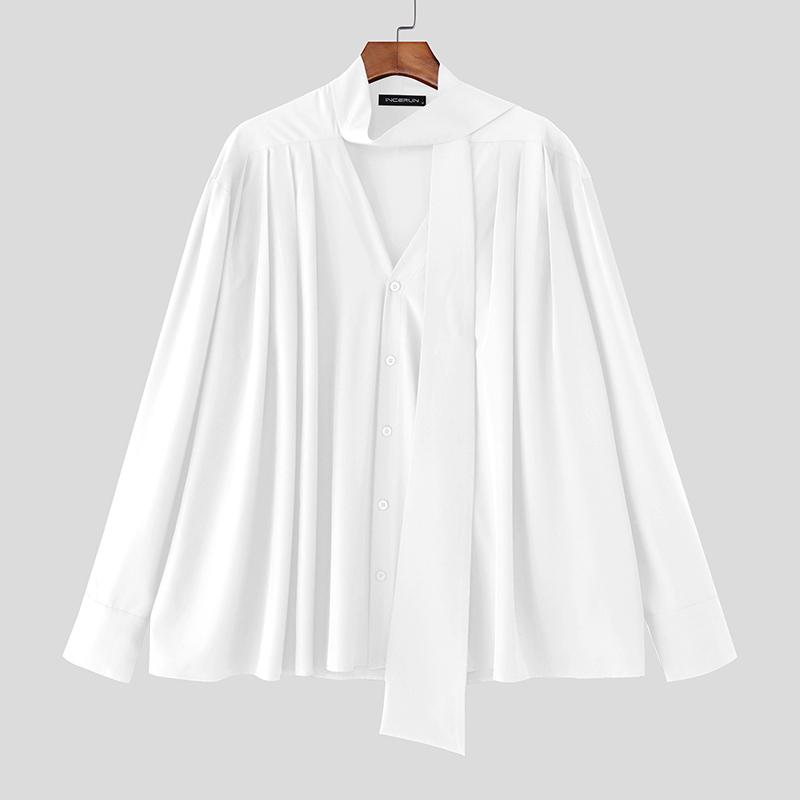 INCERUN S-5XL Чоловічі Повсякденні Сорочки з Лацканами, Довгим Рукавом, на Ґудзиках, Оверсайз, Топи 3XL білий
INCERUN S-5XL Чоловічі Повсякденні Сорочки з Лацканами, Довгим Рукавом, на Ґудзиках, Оверсайз, Топи 3XL білий
