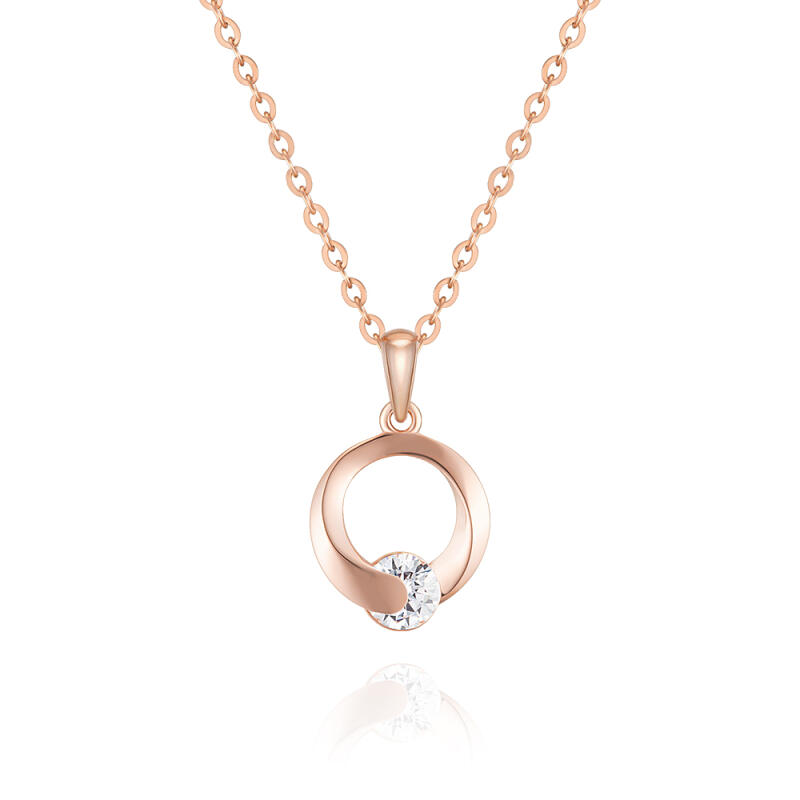 MAISON DE SHE 14K Gold Necklace with Stone Circle BS03017N Pink Gold
MAISON DE SHE 14K Gold Necklace with Stone Circle BS03017N Pink Gold