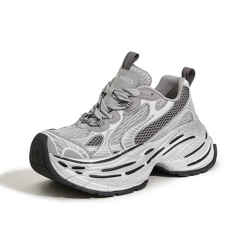 Inner height increase dad shoes women s 2025 spring new breathable mesh casual sports shoes fashionable versatile platform women s shoes 40 серый
Inner height increase dad shoes women s 2025 spring new breathable mesh casual sports shoes fashionable versatile platform women s shoes 40 серый